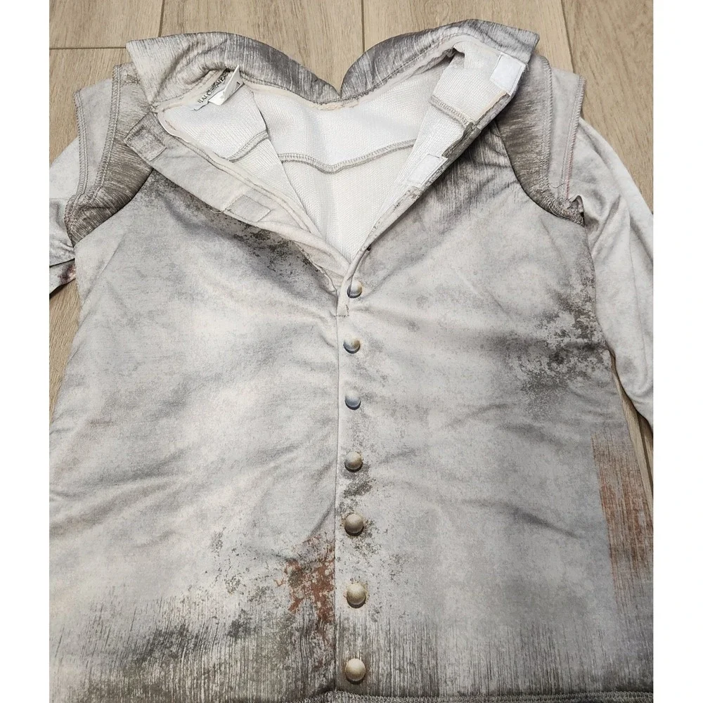 Youth Tin Man Inspired Costume Halloween Size M Wizard of Oz 2pc boys girls